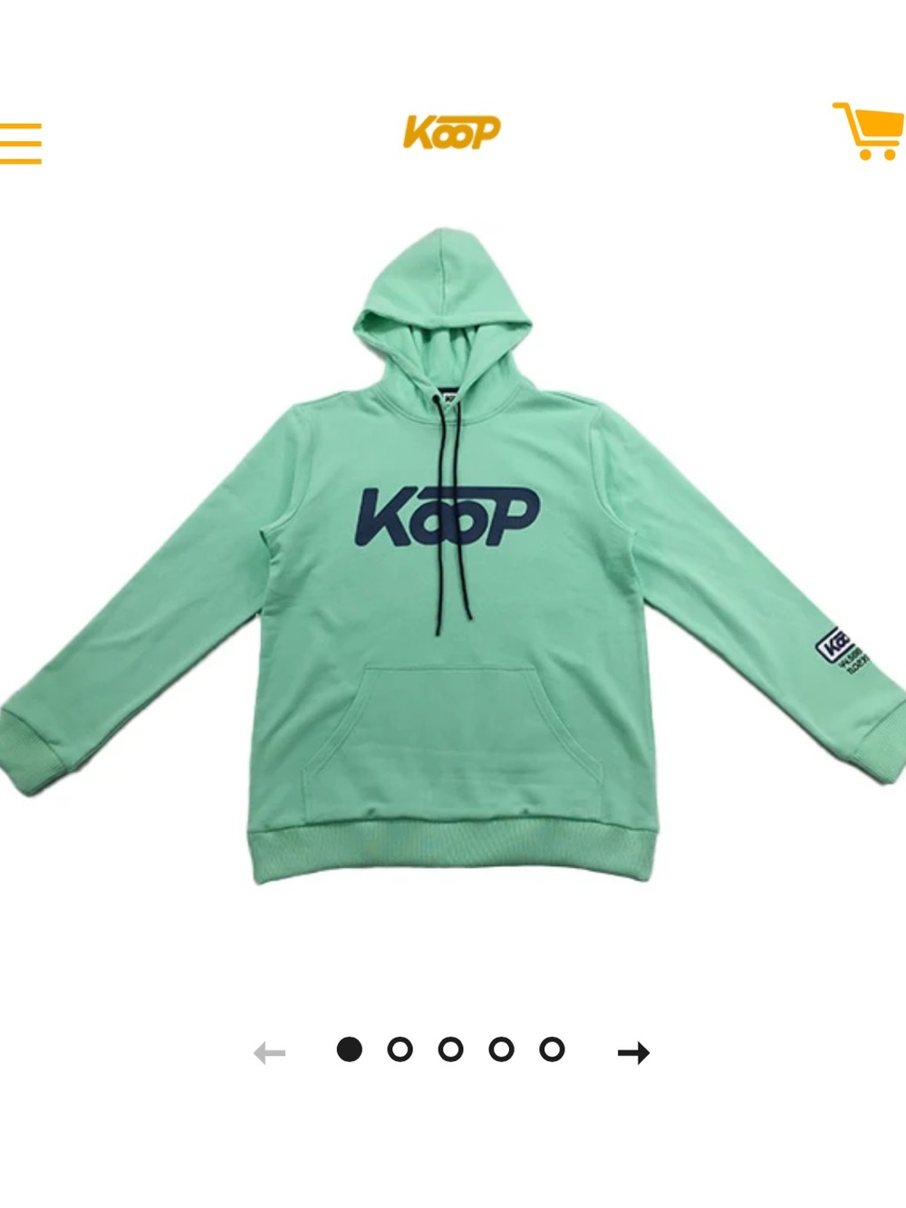 KOOP Hyper One Hoodie in Mint Green